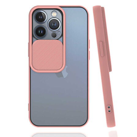 Apple iPhone 13 Pro Kılıf Kamera Kapatmalı Lensi Case