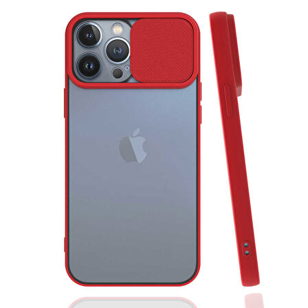 Apple iPhone 13 Pro Max Kılıf Kamera Kapatmalı Lensi Case