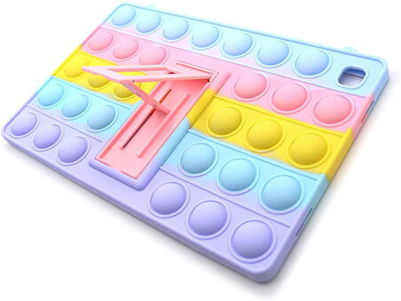 Samsung Galaxy Tab A 8.0 T290 T295 T297 Kılıf Cute Dolls Standlı Eğlenceli 3D Karekterli Çocuk Kılıfı