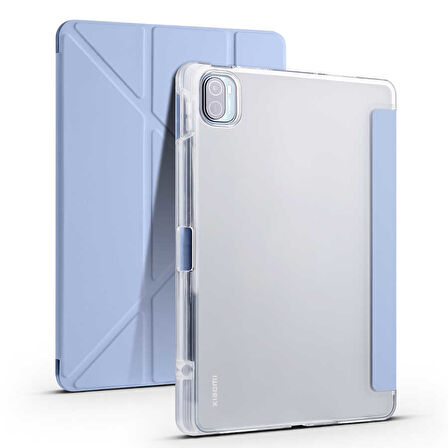 Xiaomi Mi Pad 5 / 5 Pro Kılıf Kalem Bölmeli Trifolding Case