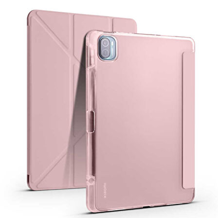 Xiaomi Mi Pad 5 / 5 Pro Kılıf Kalem Bölmeli Trifolding Case