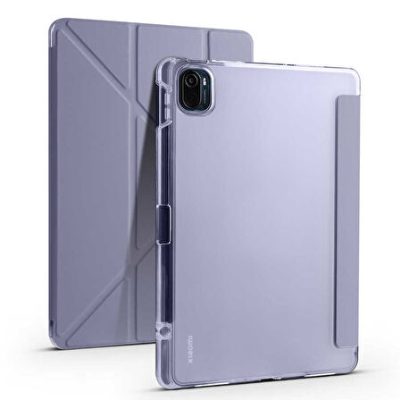 Xiaomi Mi Pad 5 / 5 Pro Kılıf Kalem Bölmeli Trifolding Case