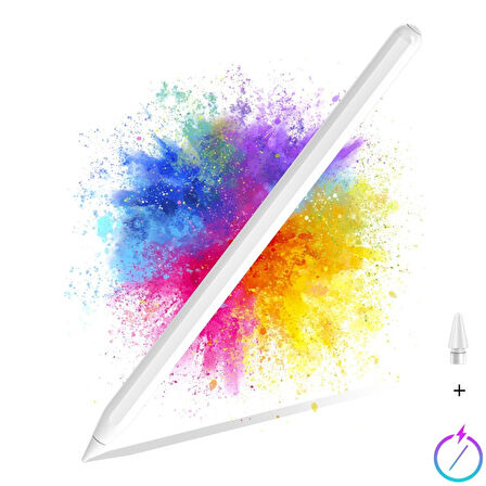 Apple iPad Stylus Dokunmatik Kalem Palm Rejection Mıknatıslı 2018 Sonrası iPadlar İçin Pencil 2.Nesil