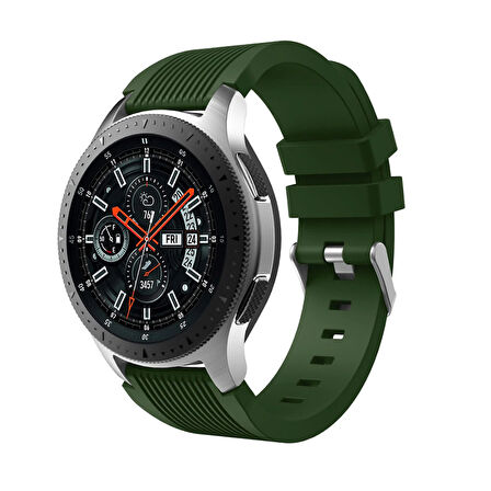 ​​Amazfit Pace GTR 2 2E Lite 47mm Kordon Çizgili Silikon Kordon