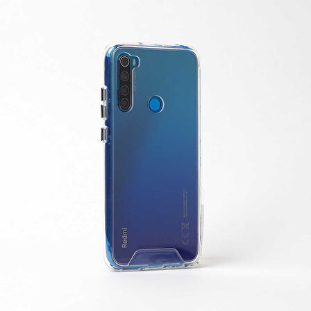 Xiaomi Redmi Note 8 Kılıf Şeffaf Sararmaz Gard Silikon