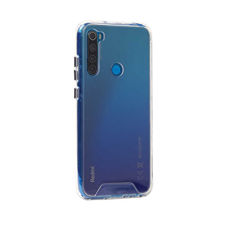 Xiaomi Redmi Note 8 Kılıf Şeffaf Sararmaz Gard Silikon