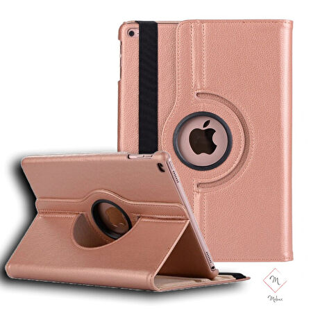 Apple iPad 5. Nesil 6. Nesil 9.7 Kılıf 360 Dönebilen Standlı Case A1822 A1823 A1893 A1954