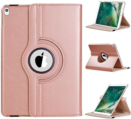 Apple iPad 5. Nesil 6. Nesil 9.7 Kılıf 360 Dönebilen Standlı Case A1822 A1823 A1893 A1954