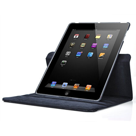 Apple iPad Pro 12.9 1/2. Nesil Kılıf 360 Dönebilen Standlı Case A1584 A1652 A1670 A1671 A1821
