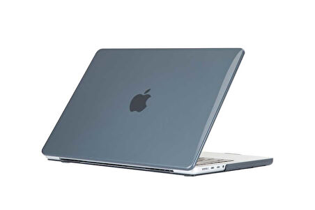 Apple Macbook Pro 14.2inç A2442 2021 Kılıf Kristal Ön Arka Şeffaf Kapak TD