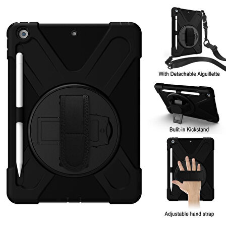 Apple iPad Pro 11 1. Nesil Kılıf Defender Askılı Zırhlı Tank Case A1980 A2013 A1934 A1979