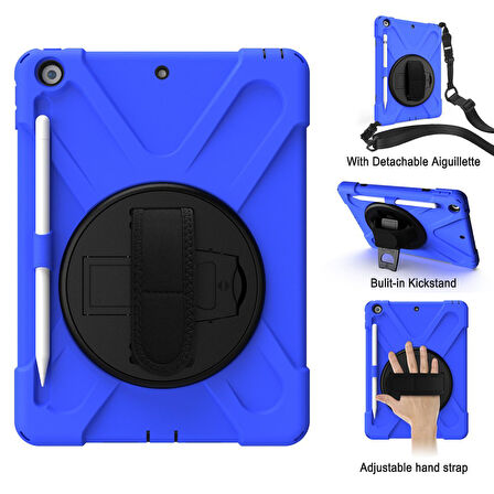 Apple iPad Pro 10.5 Kılıf Defender Askılı Zırhlı Tank Case A1701 A1709 A1852