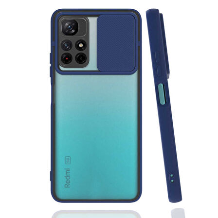 Xiaomi Poco M4 Pro 5G Kılıf Kamera Kapatmalı Lensi Case