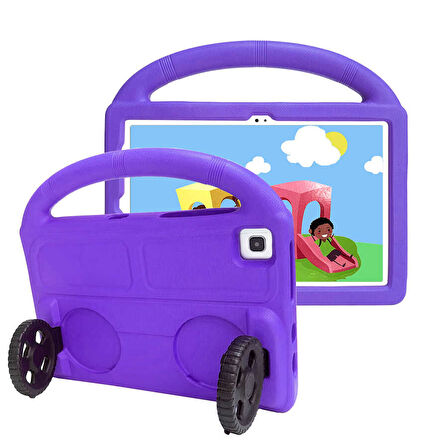 Samsung Galaxy Tab S5E T720 T725 T727 Kılıf Standlı Araba Kılıf