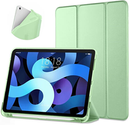 Apple iPad Air 4 10.9 Kılıf TPU Kalem Bölmeli A2072 A2316 A2324 A2325