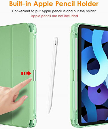 Apple iPad Air 4 10.9 Kılıf TPU Kalem Bölmeli A2072 A2316 A2324 A2325