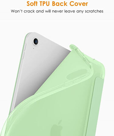 Apple iPad Air 4 10.9 Kılıf TPU Kalem Bölmeli A2072 A2316 A2324 A2325
