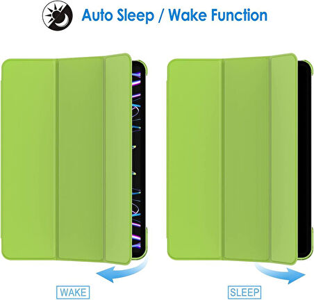 Apple iPad Pro 11 1. Nesil Kılıf PU Deri Smart Standlı Case A1980 A2013 A1934 A1979