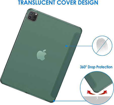 Apple iPad Pro 11 2. Nesil Kılıf PU Deri Smart Standlı Case A2228 A2068 A2230 A2231