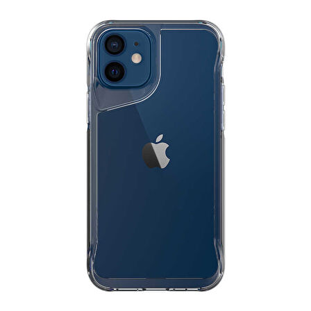 Apple iPhone 12 Kılıf Maximus Sararmaz Şeffaf Kapak