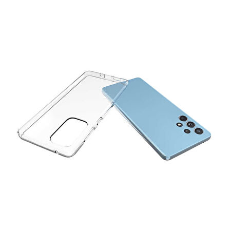 Samsung Galaxy A53 5G Kılıf Şeffaf Silikon Hibrit Case Kapak