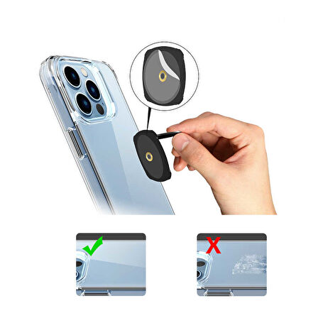 Metal Telefon Yüzük Tutucu Ring Aparat RNG-27