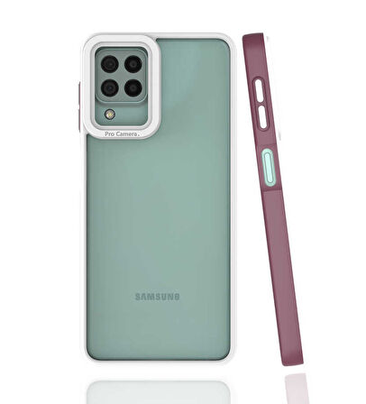Samsung Galaxy M32 Kılıf Koruyucu Mat Mima Kapak