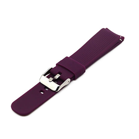 Huawei Watch 3 / 3 Pro Kordon Çizgili Silikon Kordon