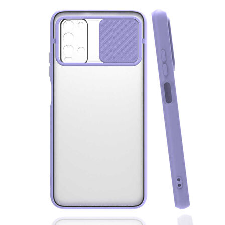 Xiaomi Redmi 9T Kılıf Kamera Kapatmalı Lensi Case
