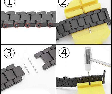 Xiaomi Redmi Watch 5 Active/Lite Kordon Mat Seramik Metal Kordon