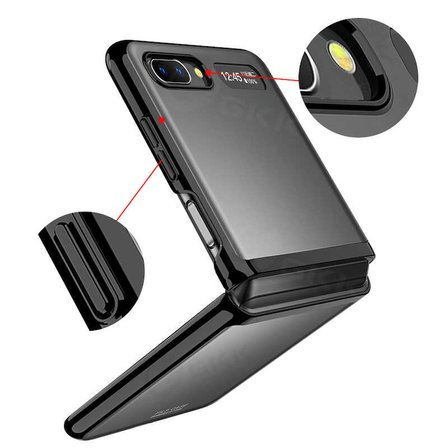 Samsung Galaxy Z Flip Kılıf Şeffaf Kıpta Kapak