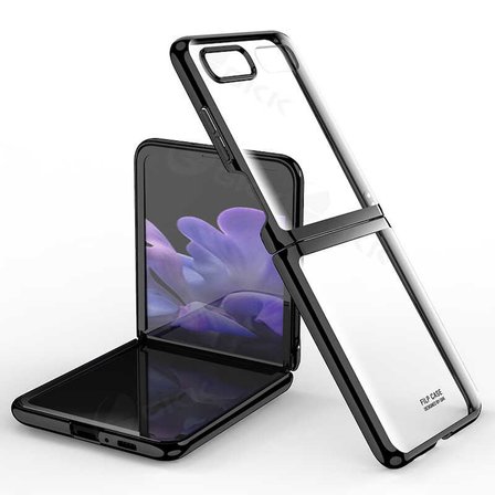 Samsung Galaxy Z Flip Kılıf Şeffaf Kıpta Kapak