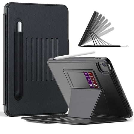 Apple iPad Air 5 10.9" 2022 M1 Kılıf Multifunction Leather Case A2588 A2589 A2591