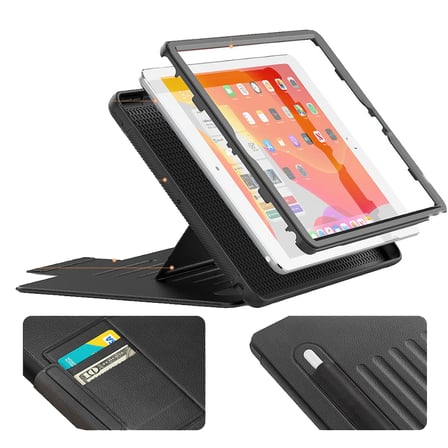 Apple iPad Air 5 10.9" 2022 M1 Kılıf Multifunction Leather Case A2588 A2589 A2591