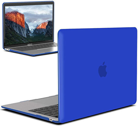 Apple Macbook Pro 13.3inç M2 2022 2020 A2251 A2289 A2338 Kılıf Mat Ön Arka Kapak