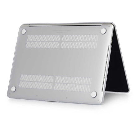 Apple Macbook Pro 13.3inç M2 2022 2020 A2251 A2289 A2338 Kılıf Kristal Ön Arka Şeffaf Kapak