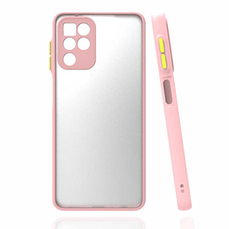 Samsung Galaxy M22 Kılıf Kamera Korumalı Mat Kapak