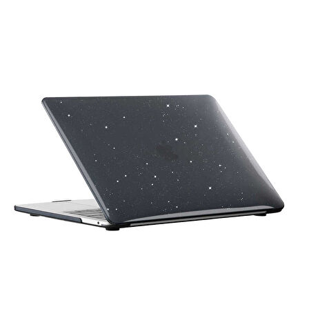 Apple Macbook Pro 13.3inç M2 2022 2020 A2251 A2289 A2338 Kılıf Simli Ön Arka Kapak