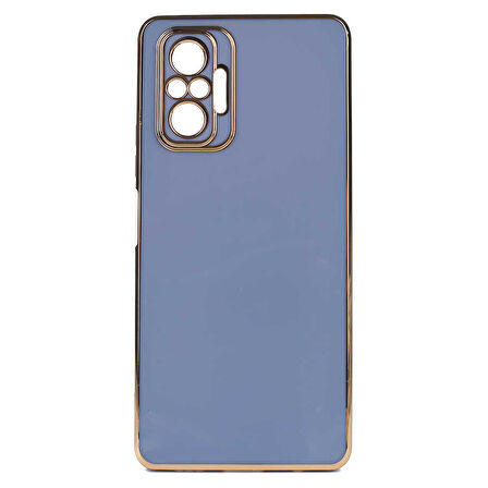 Xiaomi Redmi Note 10 Pro Kılıf Köşeli Altın Model Kapak