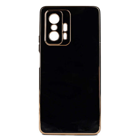 Xiaomi Mi 11T Pro 5G Kılıf Köşeli Altın Model Kapak