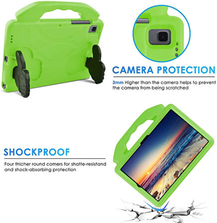 Samsung Galaxy Tab A8 10.5 SM-X200 2021 Kılıf Tutmalı Standlı Silikon Case