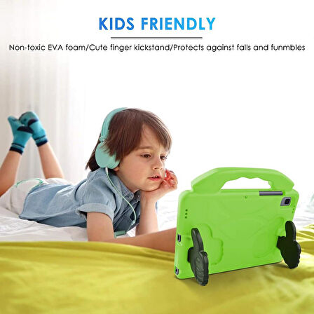 Samsung Galaxy Tab A8 10.5 SM-X200 2021 Kılıf Tutmalı Standlı Silikon Case