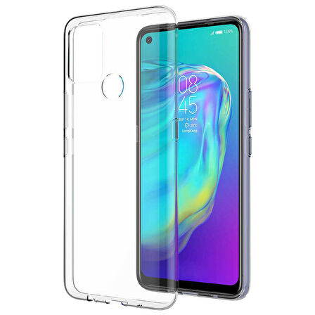 Tecno Pova Kılıf Şeffaf Silikon Hibrit Case Kapak