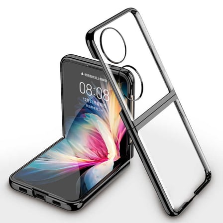 Huawei P50 Pocket Kılıf Şeffaf Kıpta Kapak