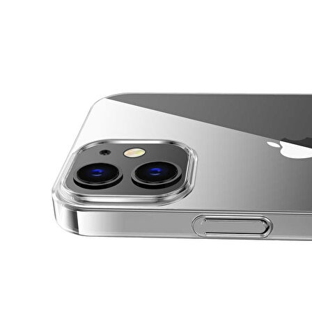 Apple iPhone 12 Kılıf İnce PC Full Şeffaf Sararmaz