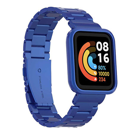 Mi Watch Lite Kordon Kasalı Metal Kordon