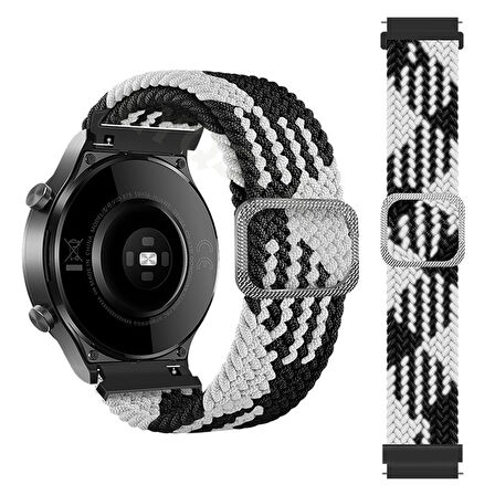 Huawei Watch 3 GT GT2 GT2e GT3 GT4 GT5 Pro 46mm Ultimate SE Elite Kordon Örgü Tokalı Kordon