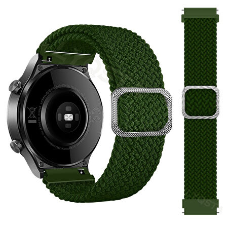 Huawei Watch 3 GT GT2 GT2e GT3 GT4 GT5 Pro 46mm Ultimate SE Elite Kordon Örgü Tokalı Kordon