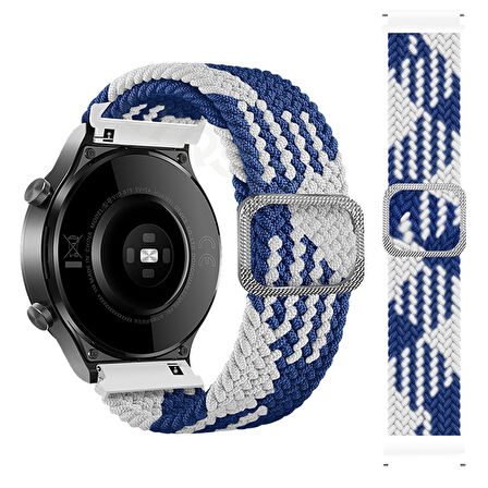 Huawei Watch 3 GT GT2 GT2e GT3 GT4 GT5 Pro 46mm Ultimate SE Elite Kordon Örgü Tokalı Kordon