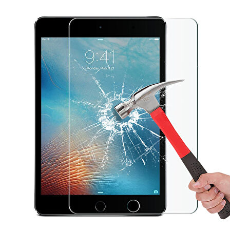 Apple iPad 9. Nesil 10.2" Tablet Temperli Cam Ekran Koruyucu A2602 A2603 A2604 A2605